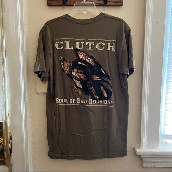 Clutch “Book of Bad Decisions” Shirt - Picture 1 of 4